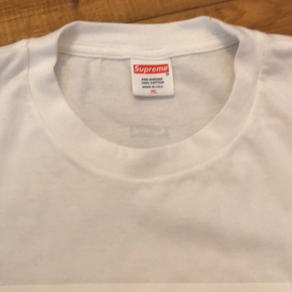 Supreme Gucci Mane White Tee Size XLarge FW16 - Picture 3 of 7
